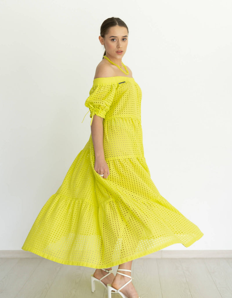 Lime Oversized Dress