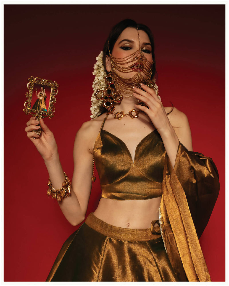 Gold Lehenga