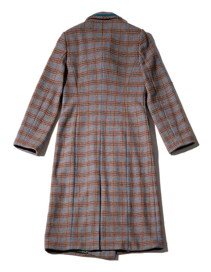 Classical Check Long Coat