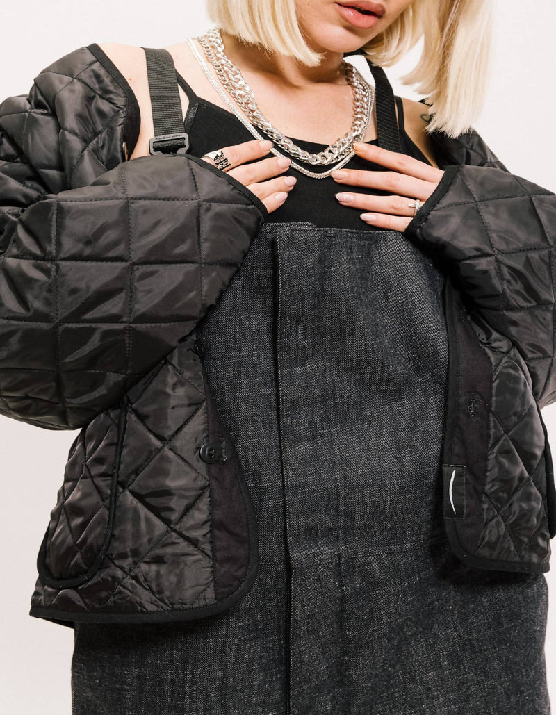 Black Quilted Jacket