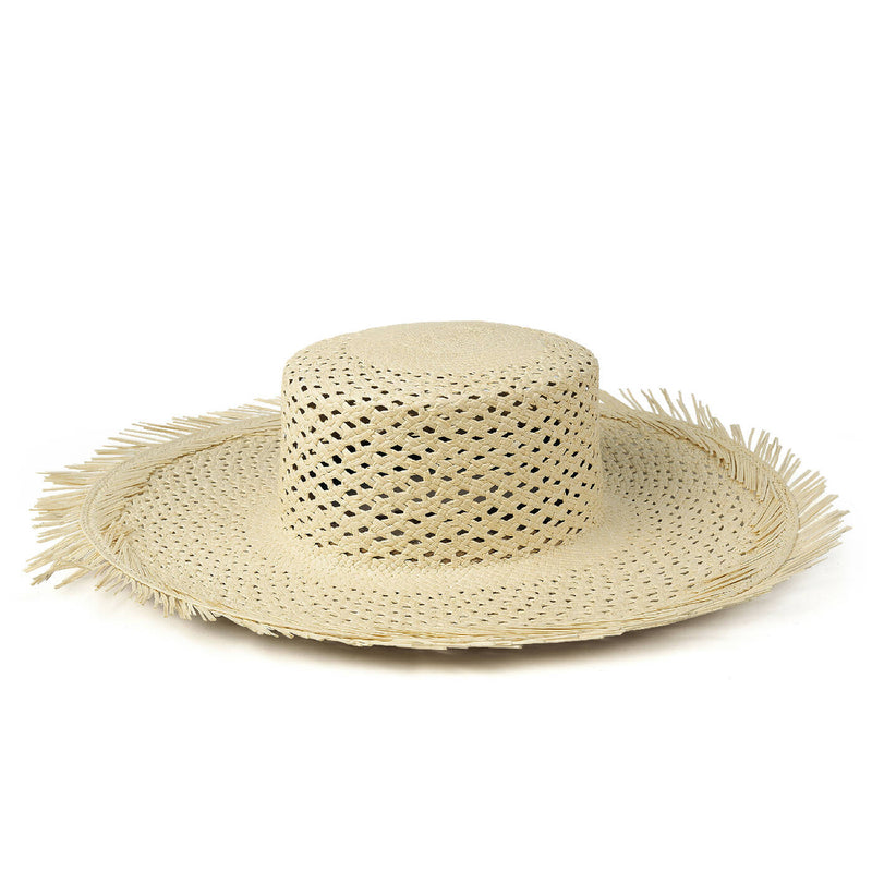 Brisa - Patterned Beach Panama Hat