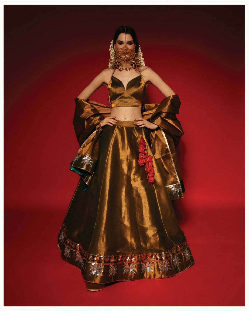 Gold Lehenga