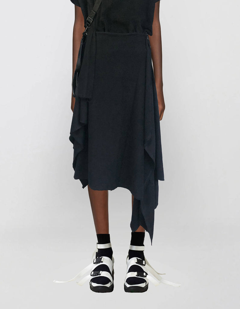 Reversed Sweat Square Skirt