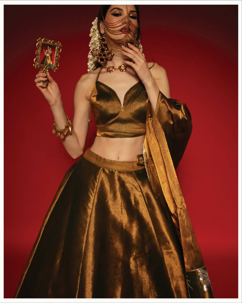 Gold Lehenga