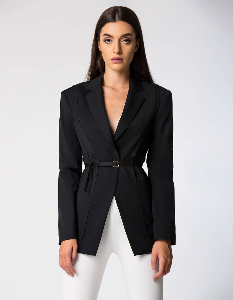 Harkov Black Wool Blazer