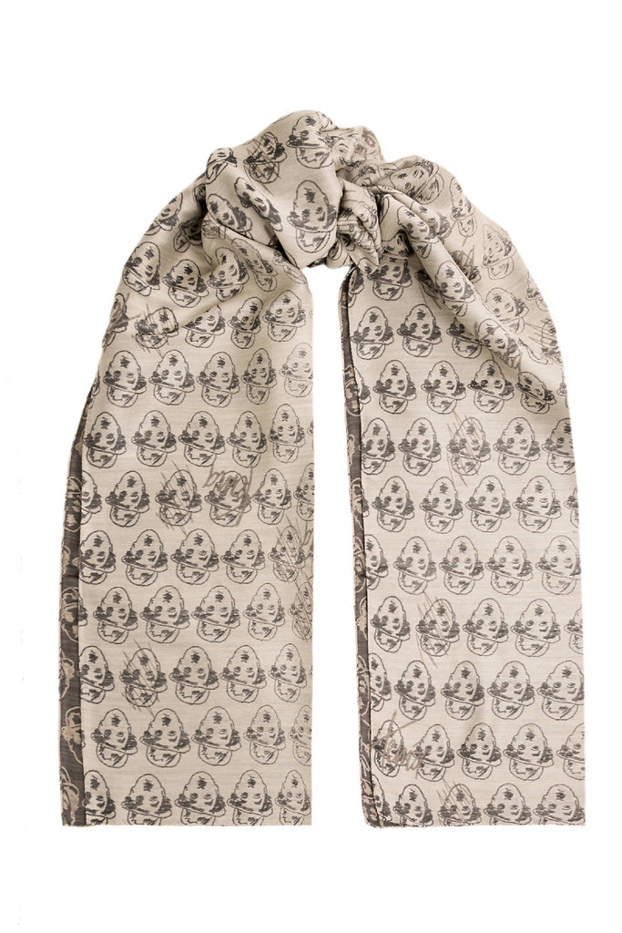 Charlie Silk Wool Scarf