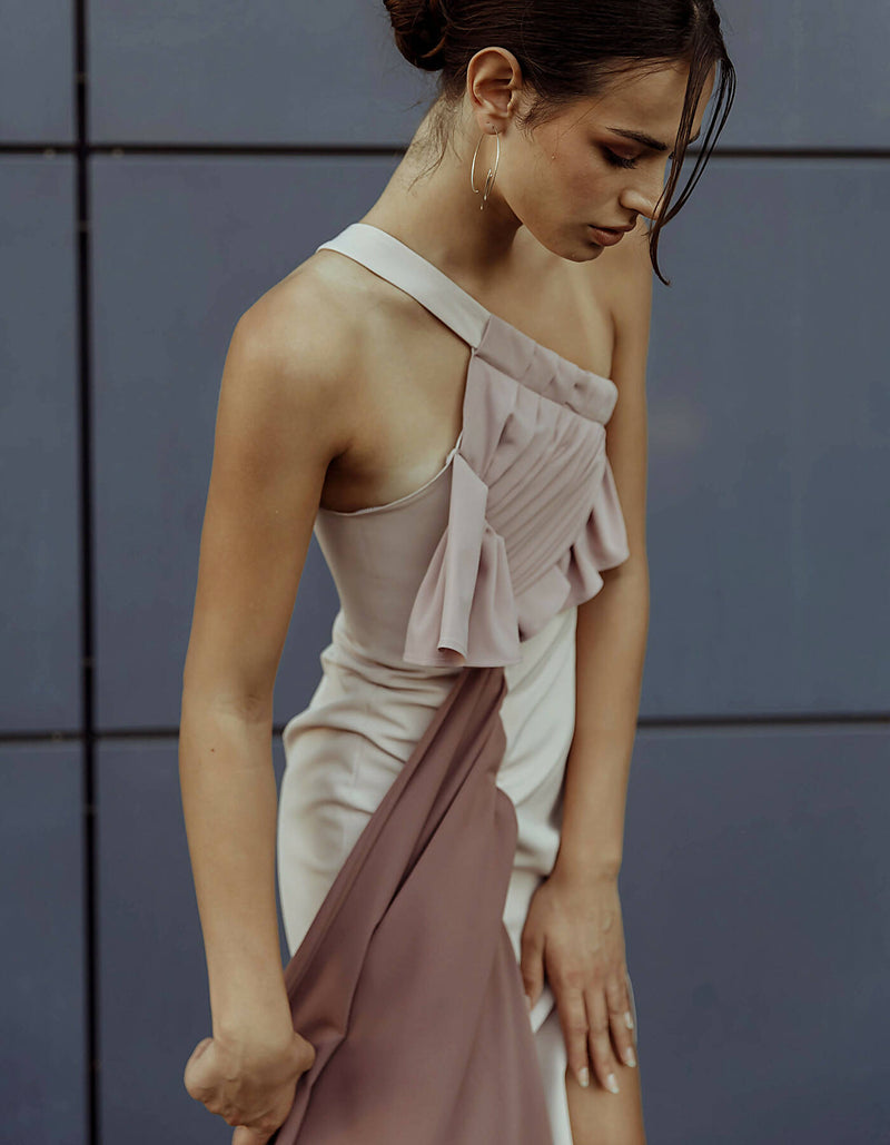 Midi Bell Draped Dress