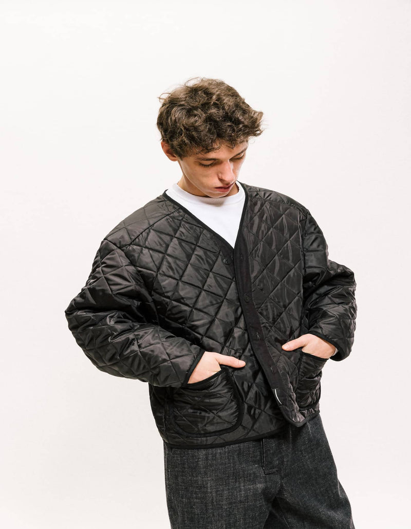 Black Quilted Jacket