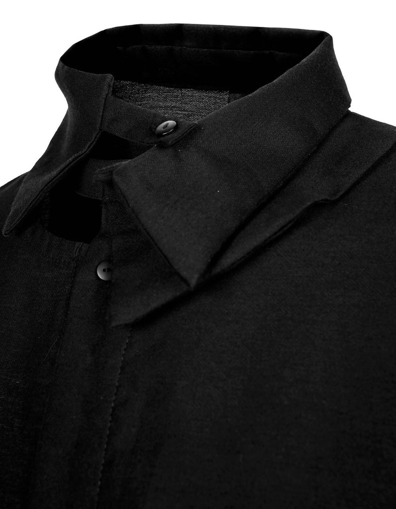 Collar Deconstructed Transform Shirt