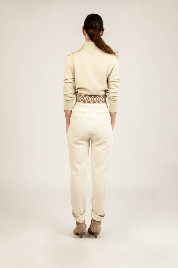 Fluid High Waist Trousers