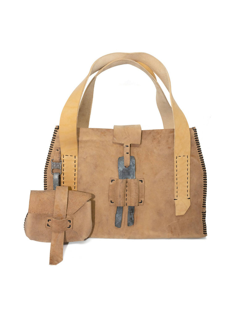 Tan Utility Handbag