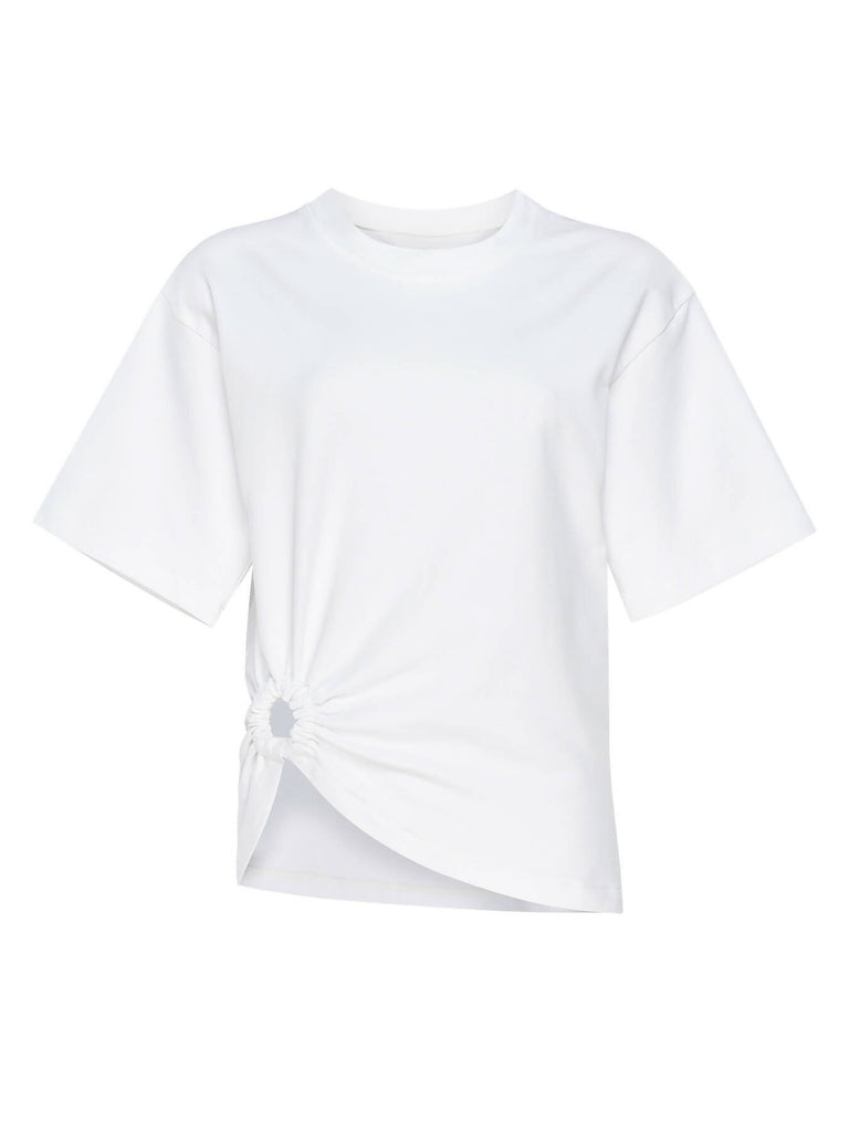 Side-wrap t-shirt - White