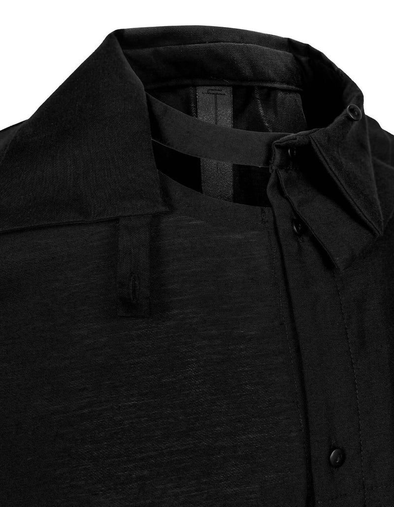 Collar Deconstructed Transform Shirt