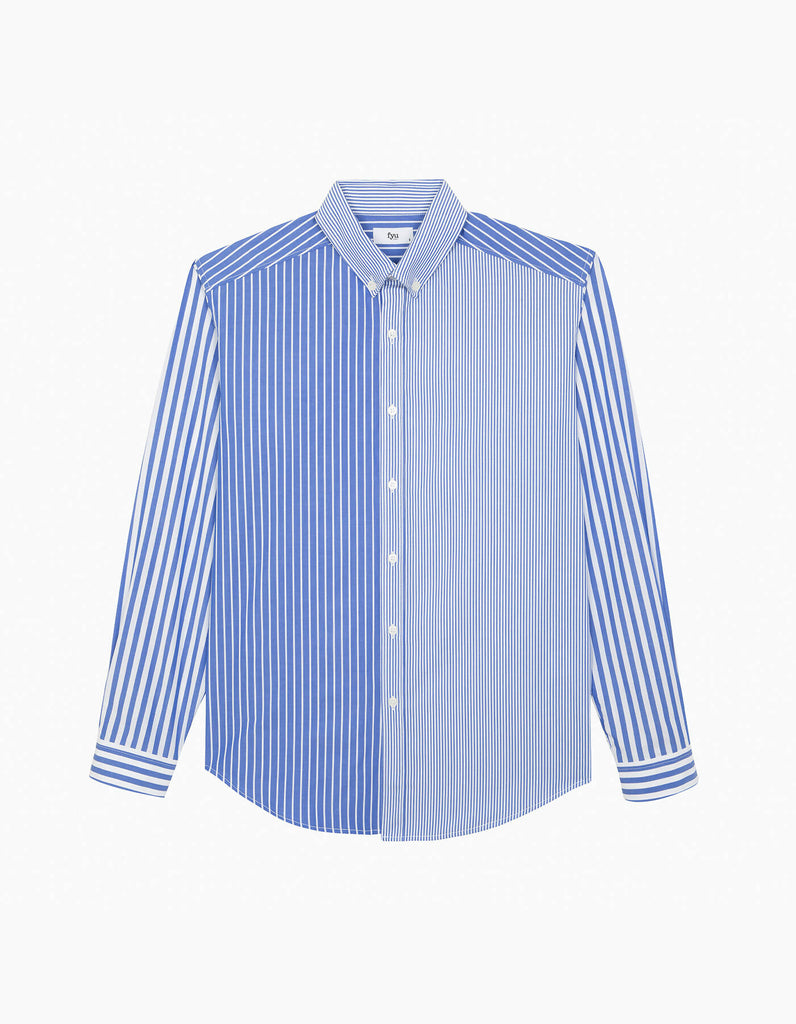 Frankie Multi-stripe Shirt Blue