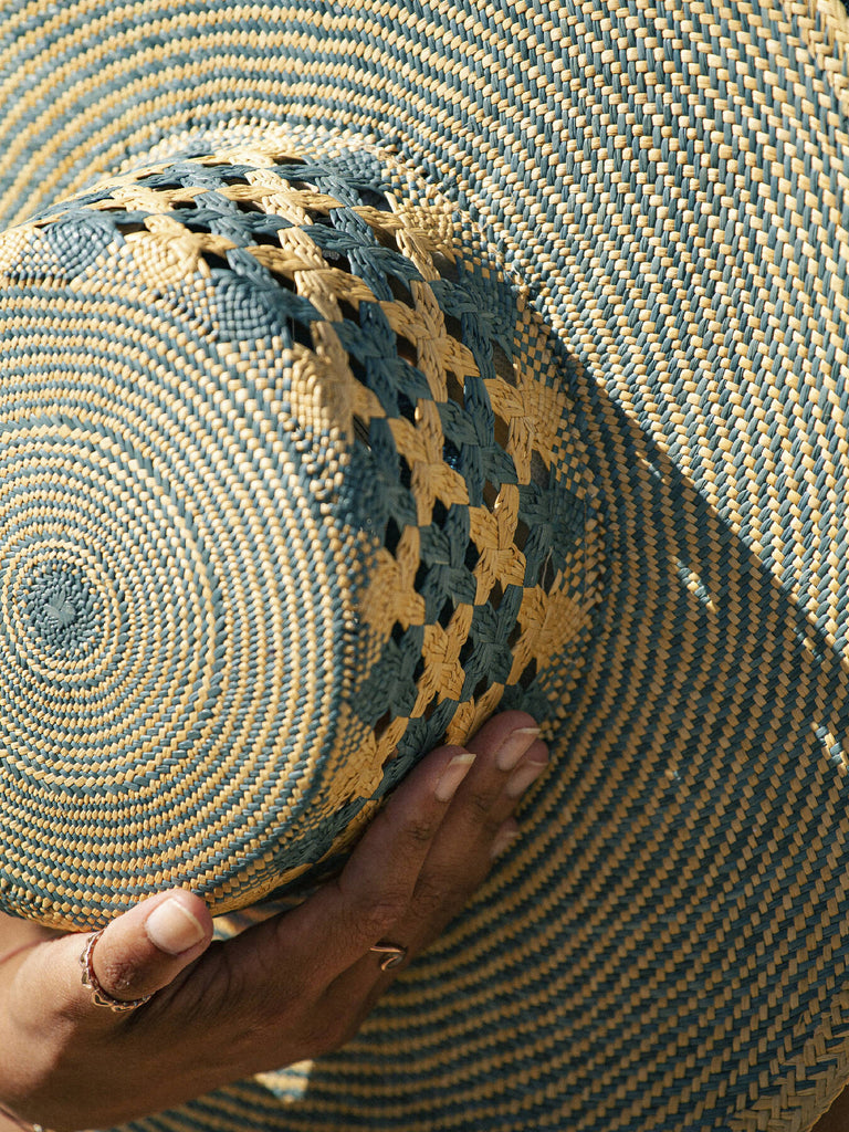 Mar Azul - Limited Edition Wide Brim Panama Hat