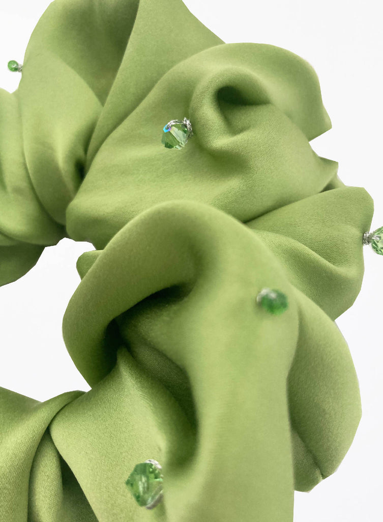 Etoiles Crystals Oversized Silk Scrunchie