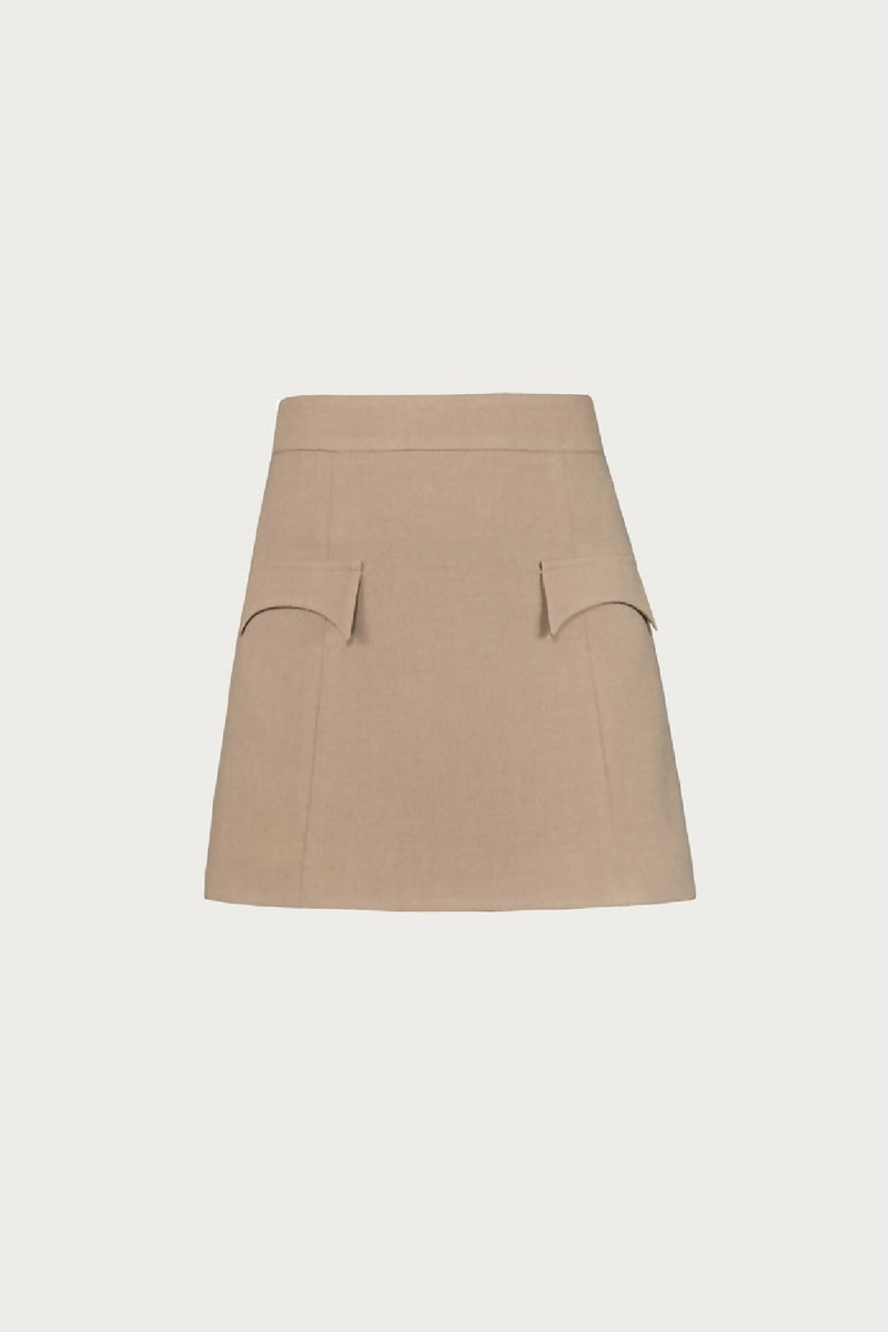 HERITAGE CAMELHAIR SKIRT