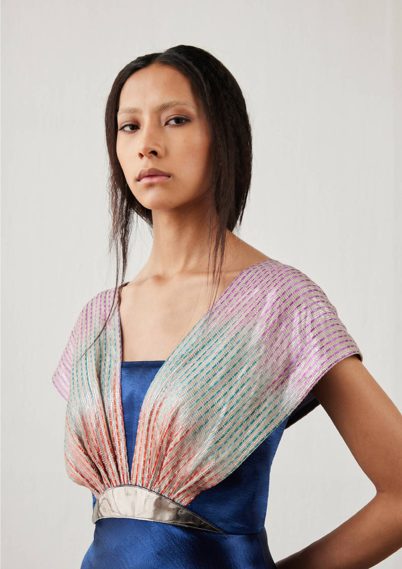 Gradient Glass Yarn Dress