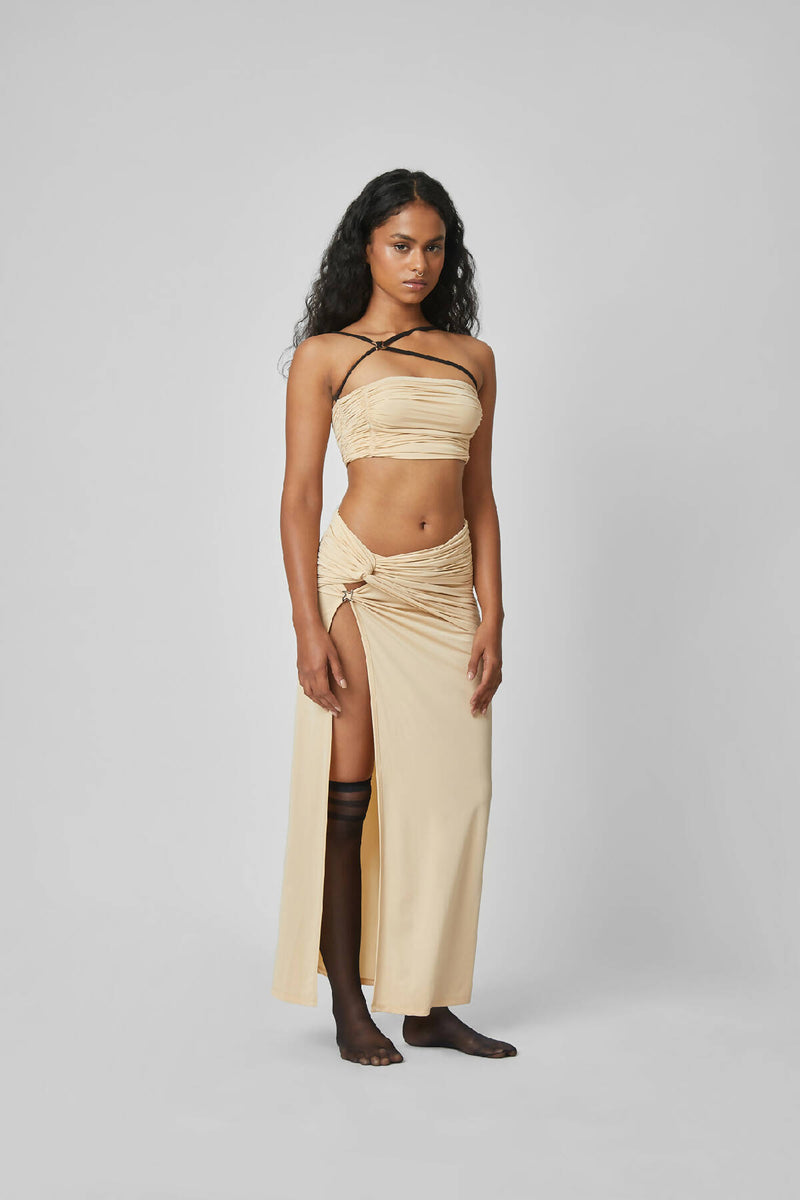 BANDEAU HI-SLIT SKIRT