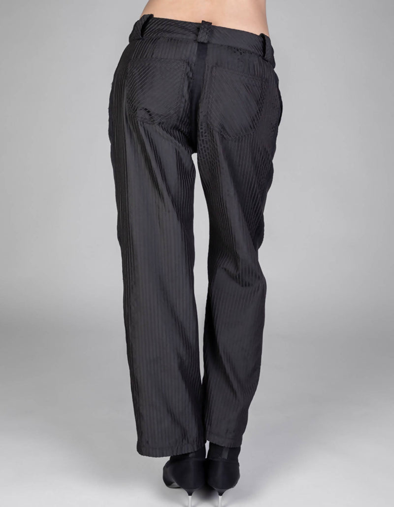 3D Pinstripe Trousers Vincent