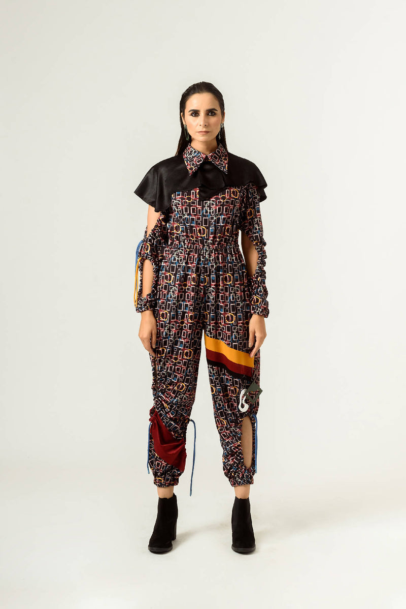 Torment Print Jumpsuit