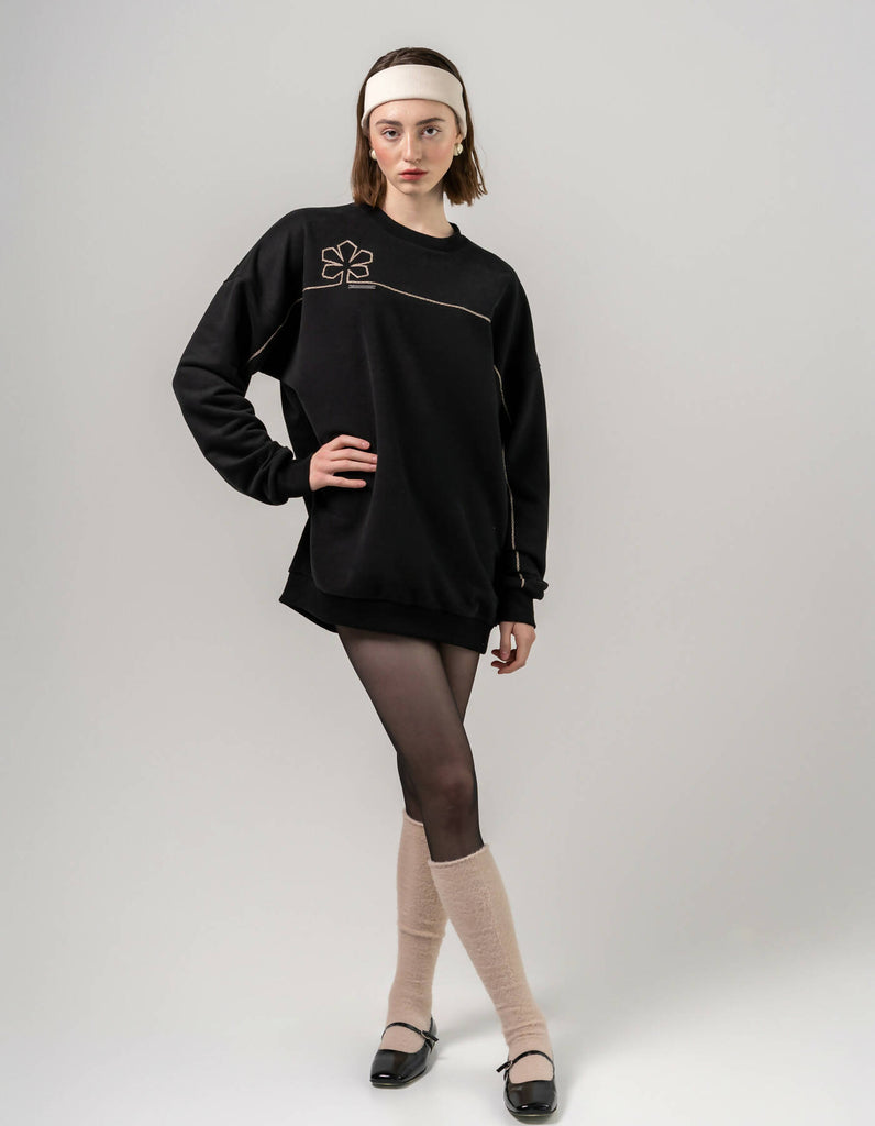 Basic black sweatshirt