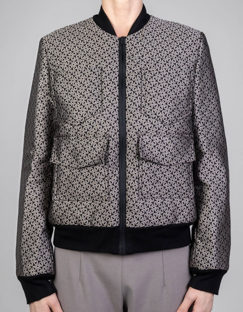 Jacquard Bomber Jacket Moe