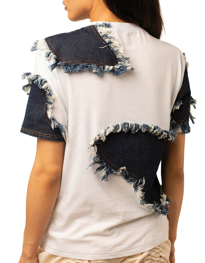 Ved Denim Mixed Tshirt