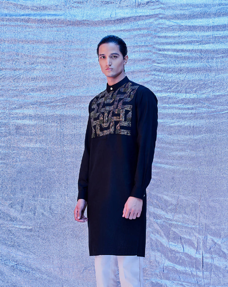 PITTA EMBROIDERED KURTA SET