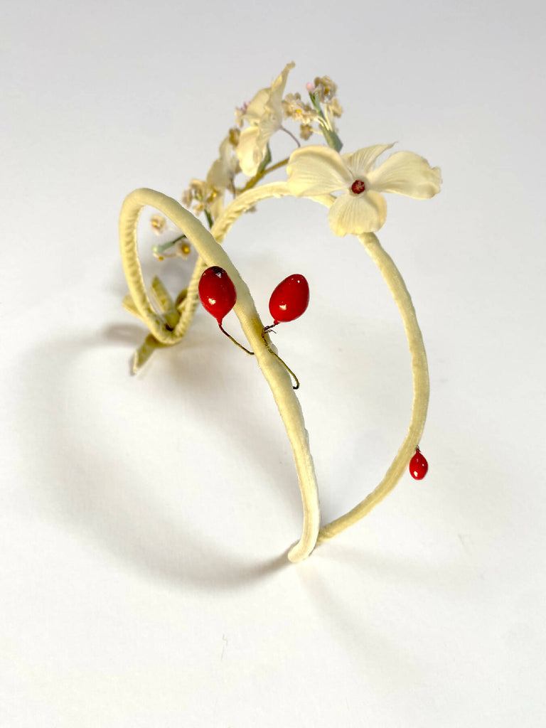 Ikebana headpiece