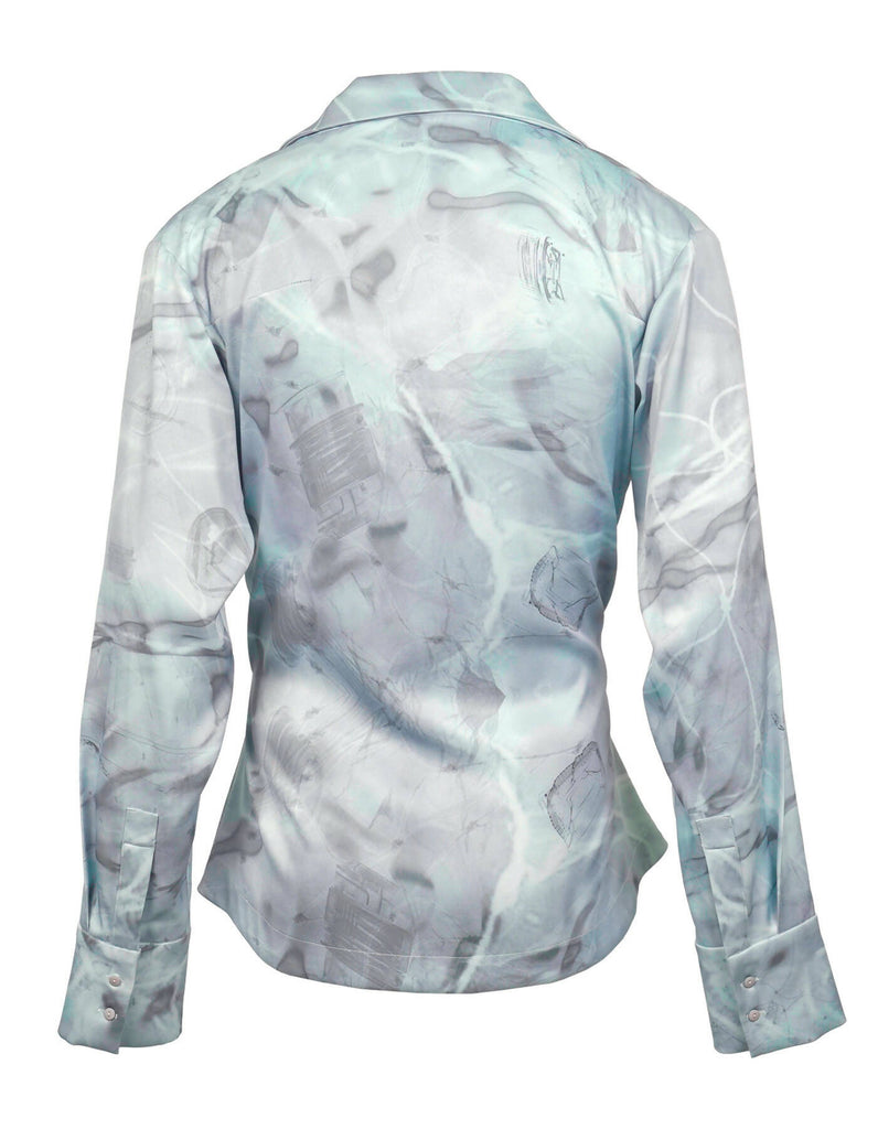 Collar Tie-Dye Shirt