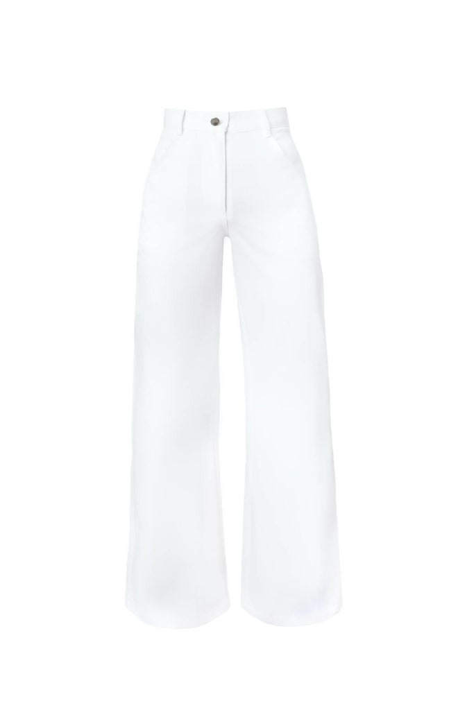 White Cutout Pants Regular priceSale price