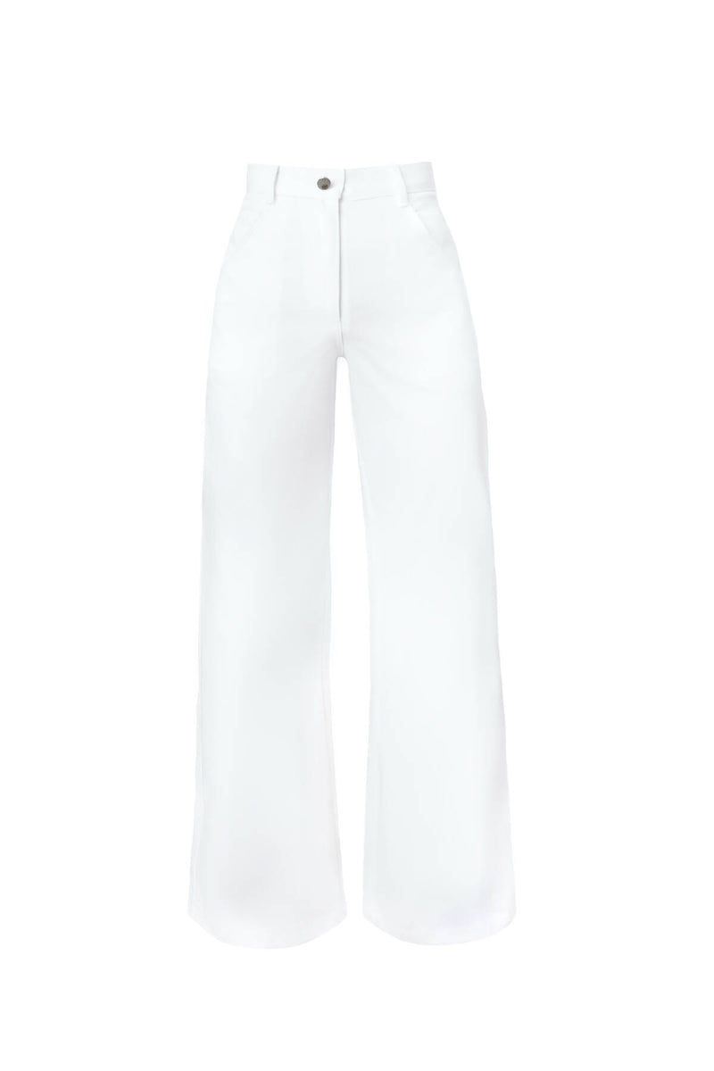 White Cutout Pants Regular priceSale price