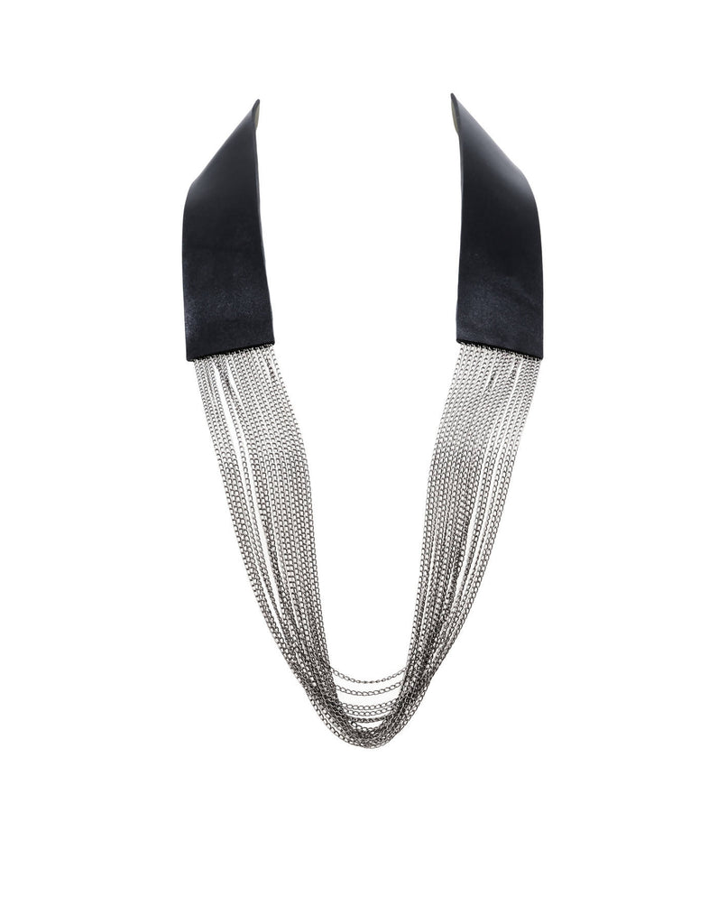 Zaha Leather Chain Necklace Vol. 2