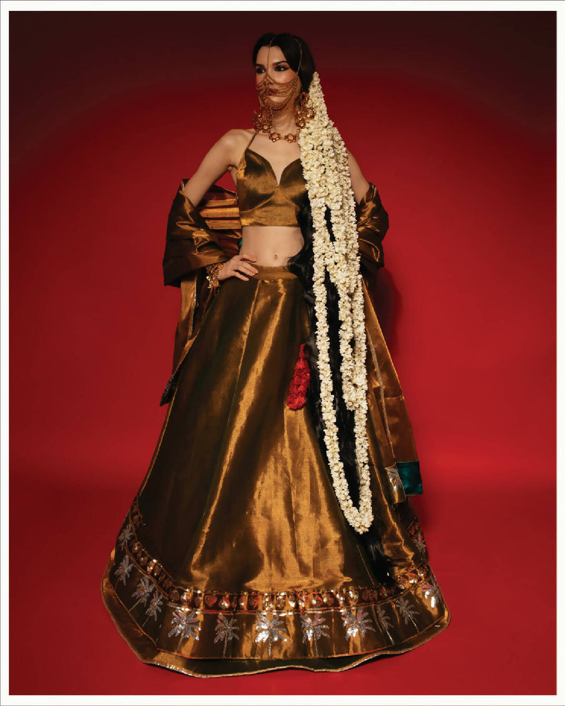 Gold Lehenga