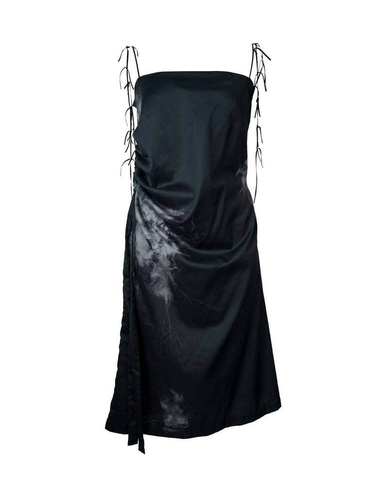 Asymmetry Drawstring Dress