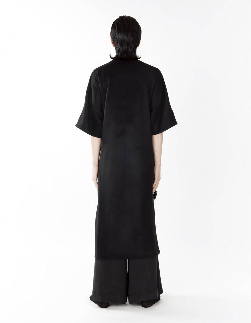 Soundwave Short Sleeve Long Coat