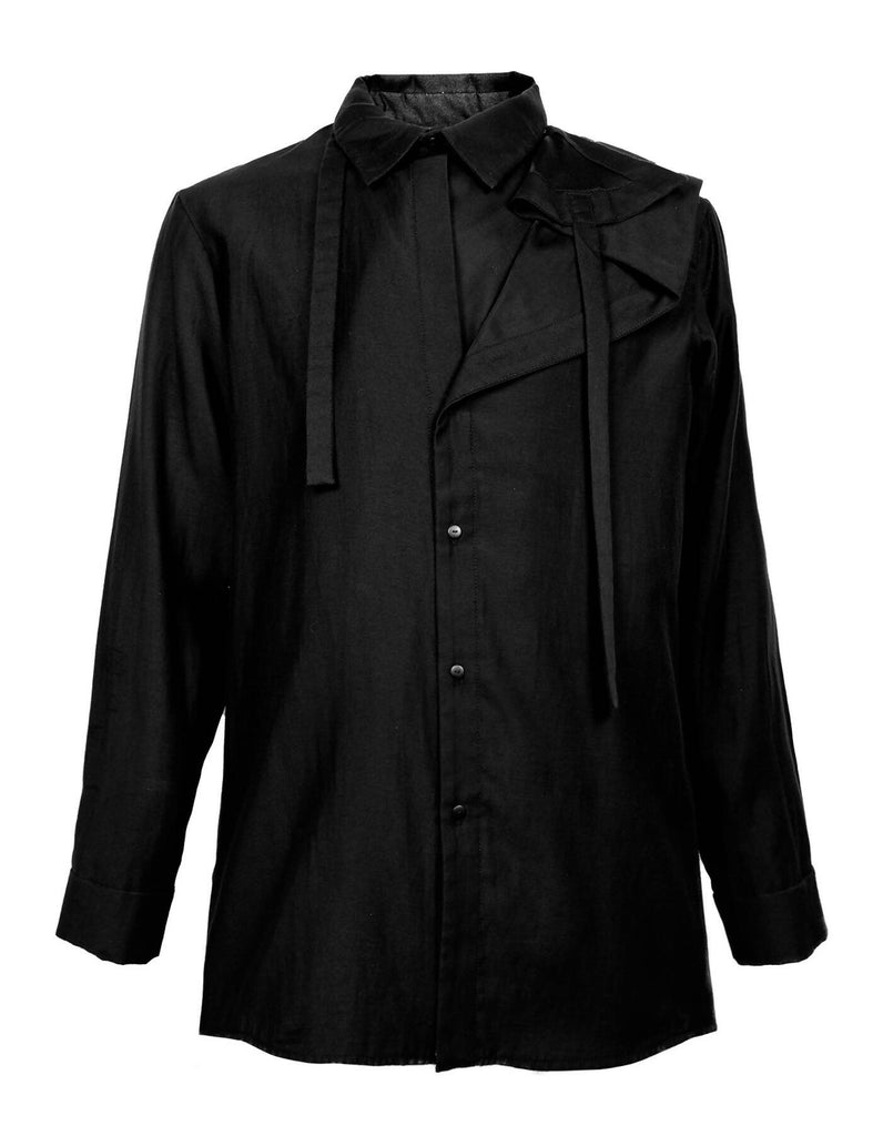 Deconstructed Hollow-Out Shirt