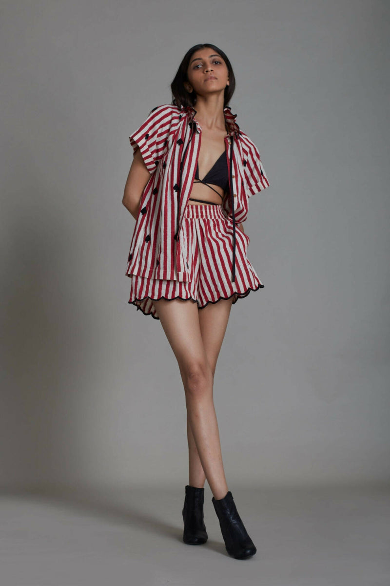 Stripe Tora Set-Red (3 PCS)