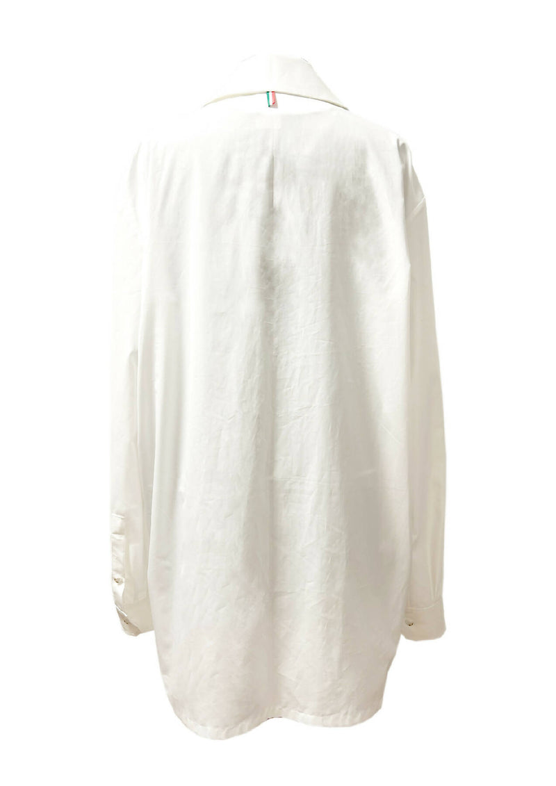 Poplin oversized shirt