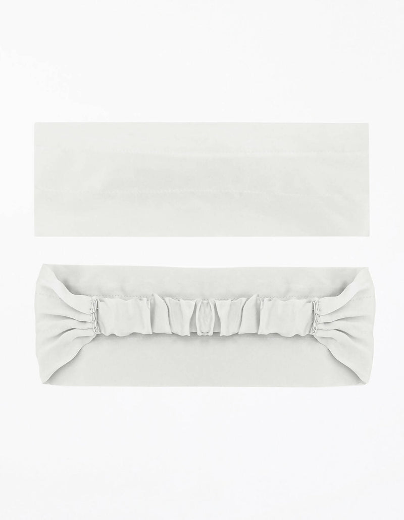 Claudine Silk Headwrap - Pearl