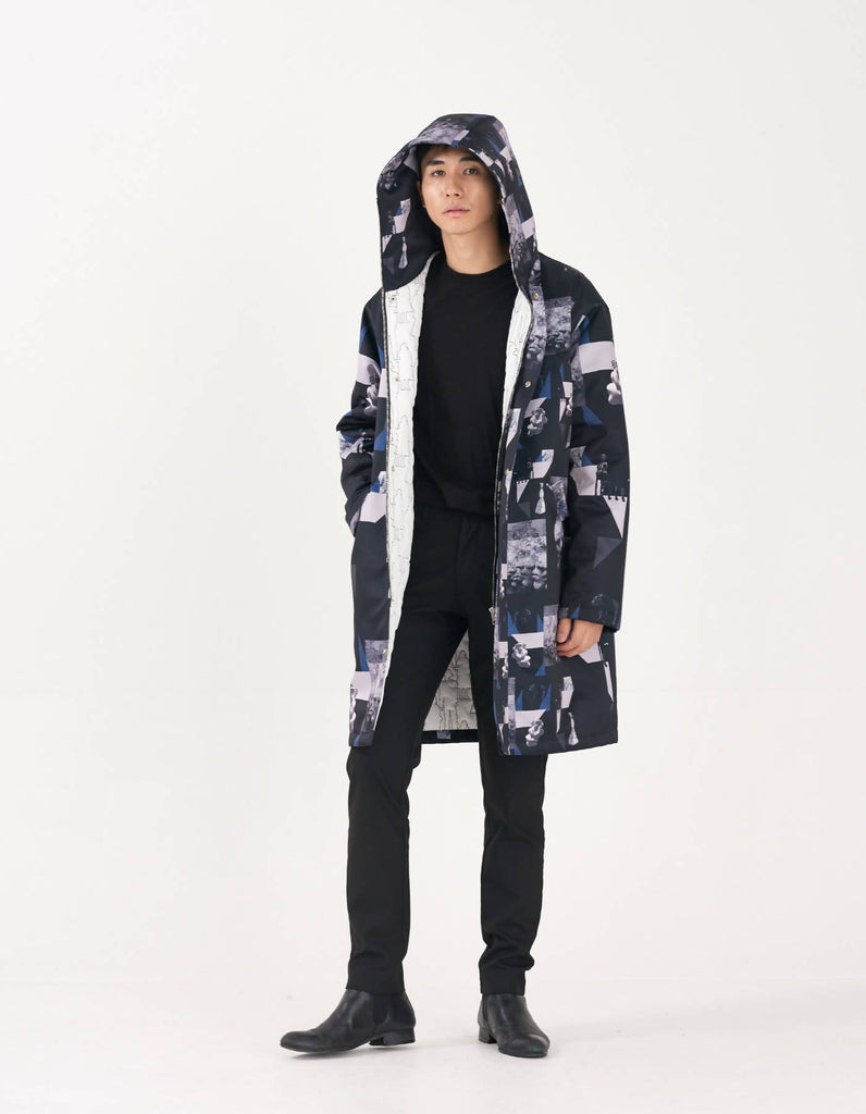 Winter Blues Hoody Padding Coat