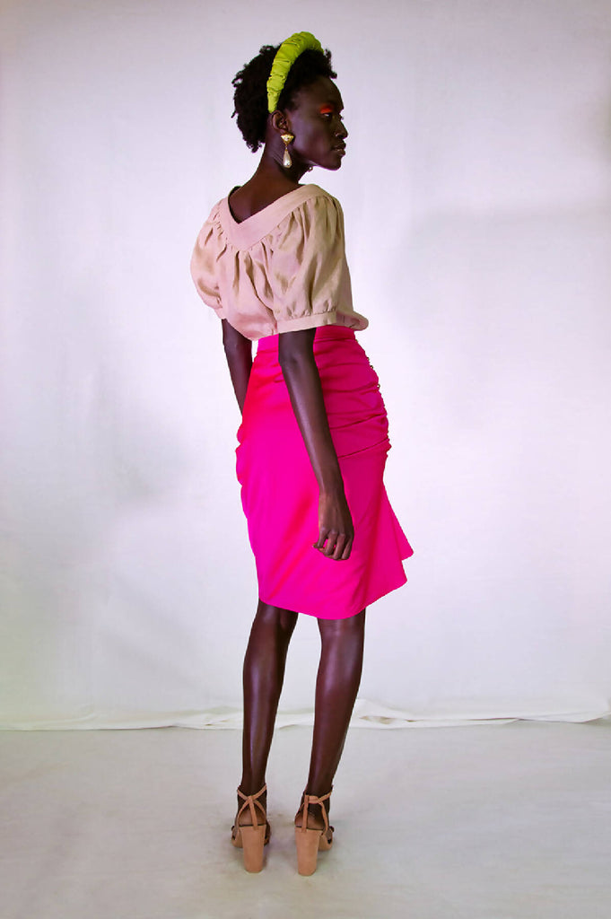 Vénus Skirt in Fuchsia