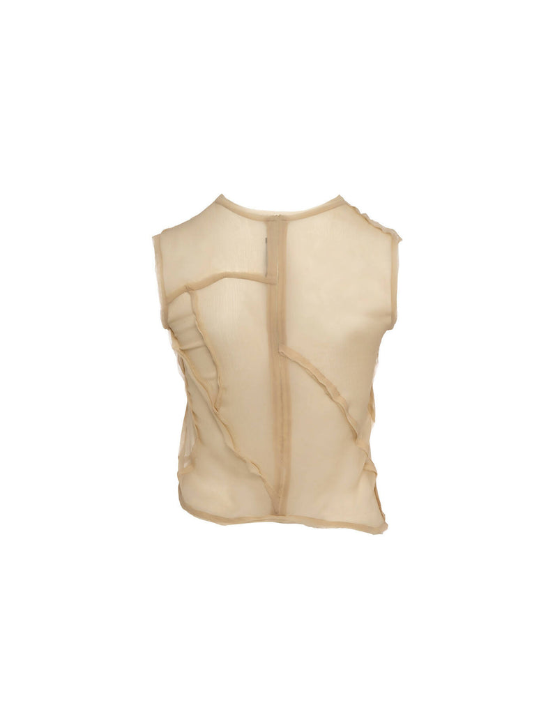 Freya Raw Edge Silk Top