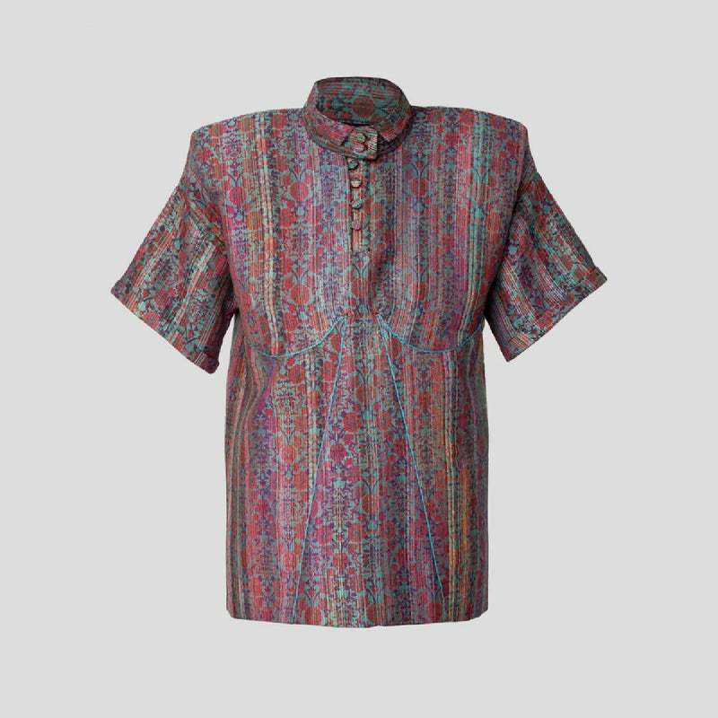 Crochet Ikat Shirt