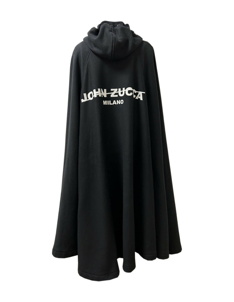 Barocco poncho hoodie