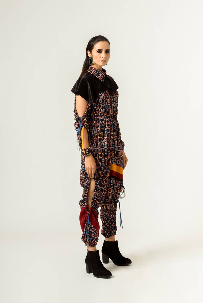 Torment Print Jumpsuit