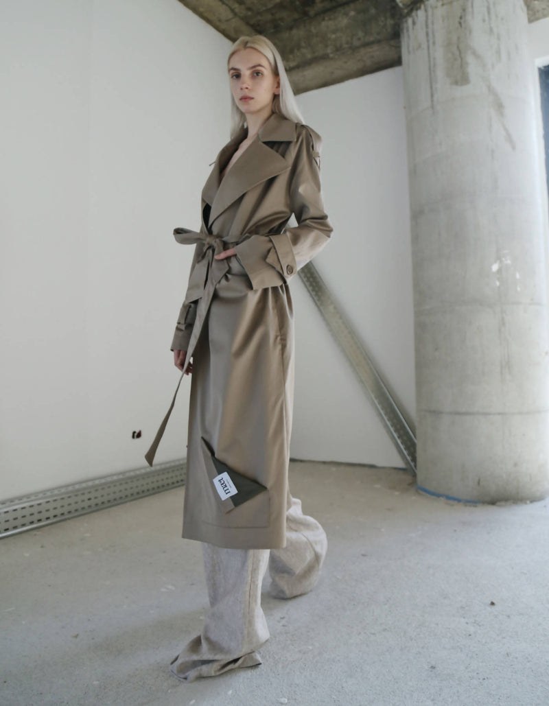 Elena Trench Coat Beige