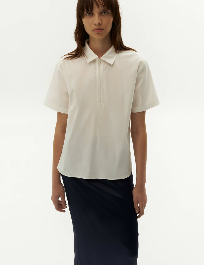 Cotton Polo T-shirts — White Color