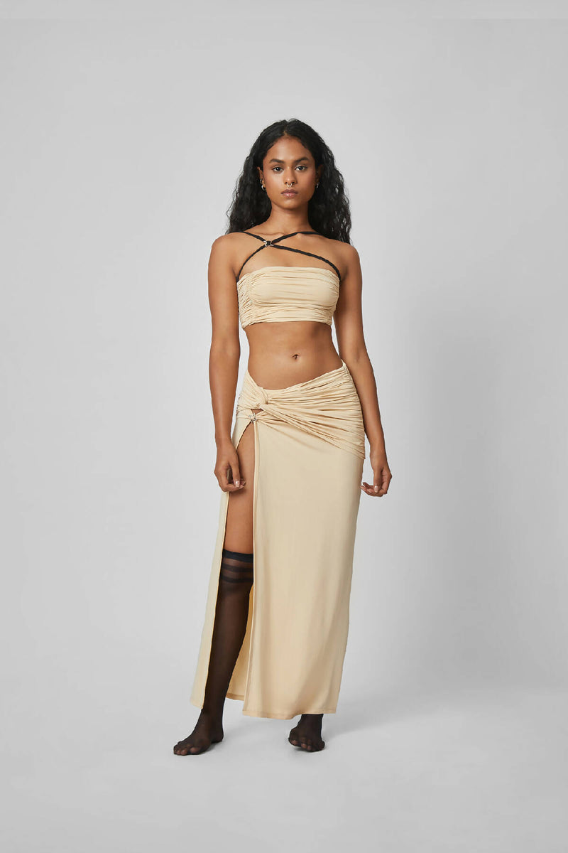 BANDEAU HI-SLIT SKIRT